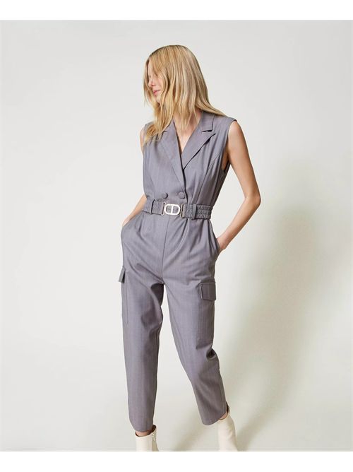 tuta donna grigia TWINSET | TP2280/11765